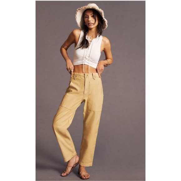 Citizens Of Humanity Pants - ANTHROPOLOGIE Citizens of Humanity Louise Cargo Khaki Pants Amber Size 30